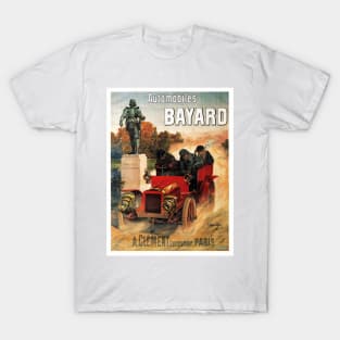 French Automobiles Bayard Racing Advertisement Vintage Car T-Shirt